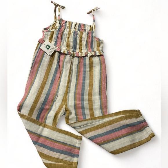 Baby Girl's Multicolor Romper - Picture 2 of 4